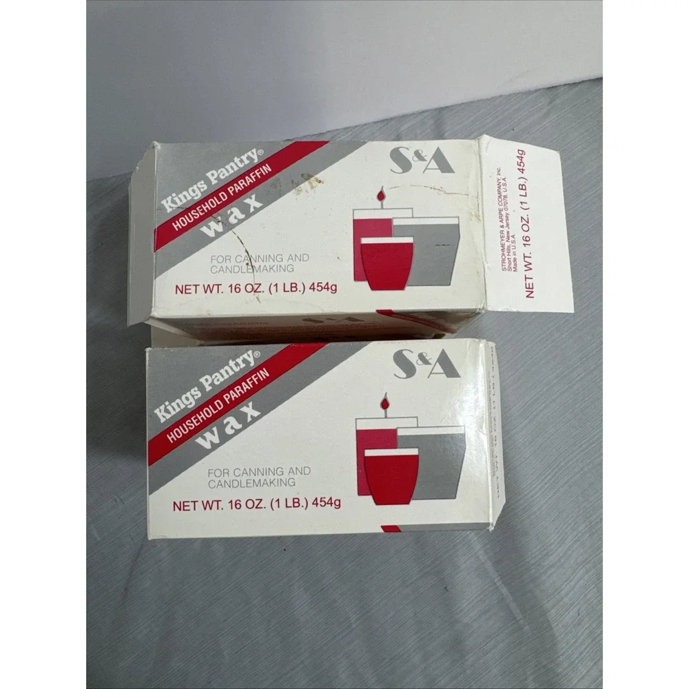 King's Pantry Household Paraffin Wax 1 Lb. - 4 Boxes